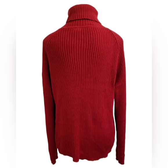 Women's Tight knit Warm Cozy Ribbed Turtleneck/Cowl Great Condition XL(18) - Picture 2 of 2